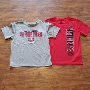 Boys M 5-6 NFL San Francisco 49ers tee shirts